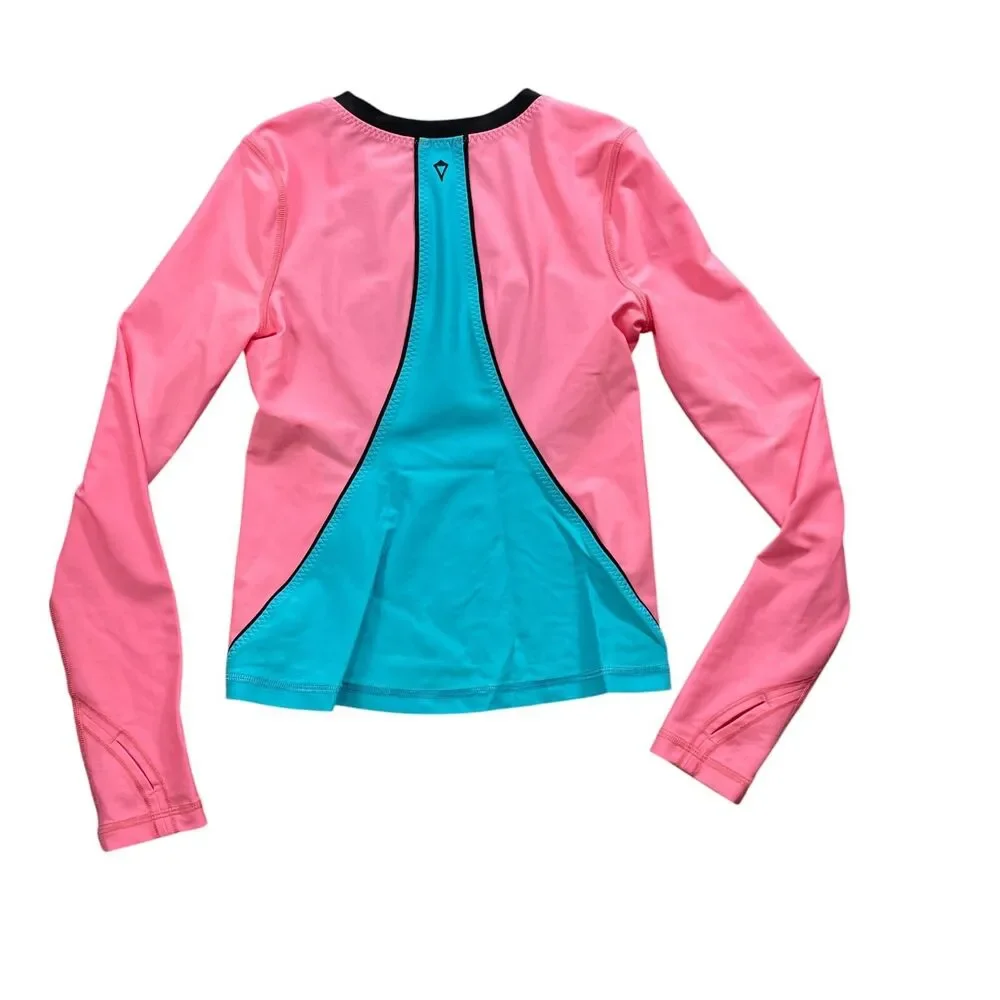 Ivivva 8 Lululemon Long Sleeve Nylon Blend Athletic‎ Shirt Shoulder